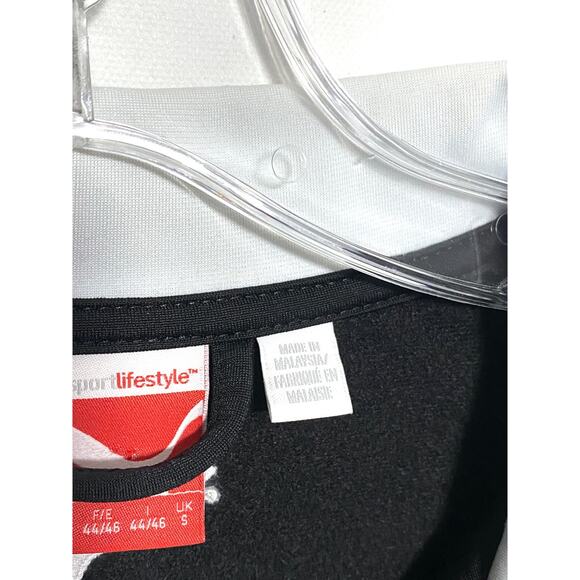 Puma Sport Lifestyle Full Zip Black Gray White Track Jacket Sewn Logo Mens S - Picture 8 of 11